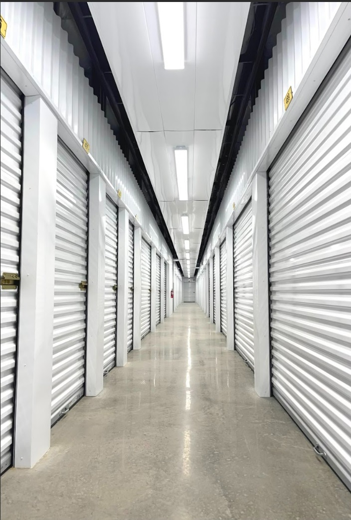 Climate controlled indoor storage unit hallway at Next Storage Killeen TX